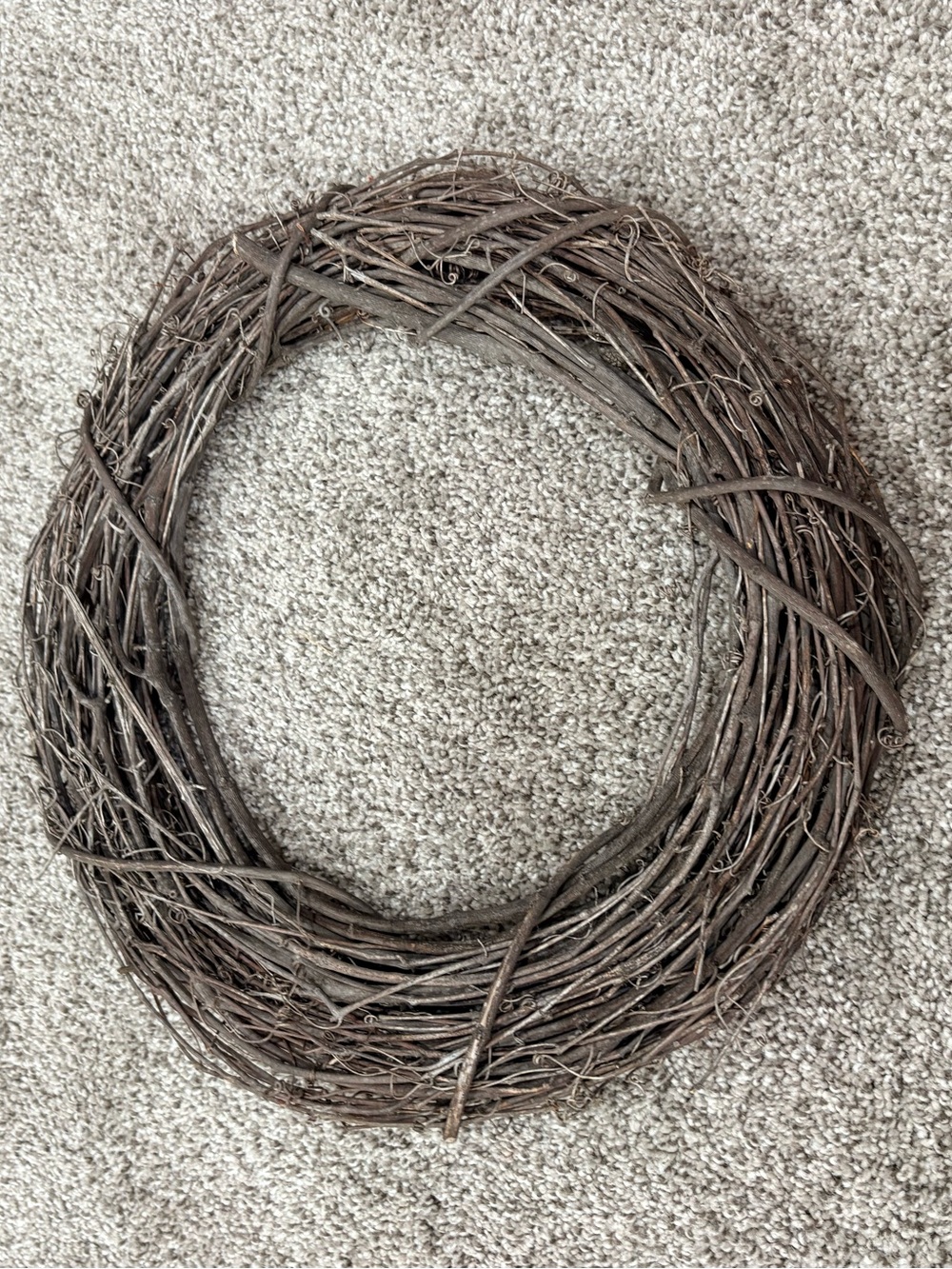 Natural Brown Grapevine Wreath